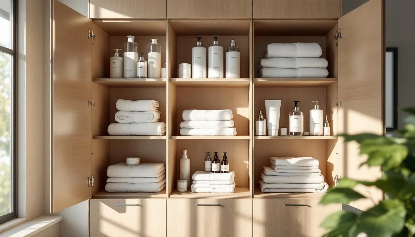 Zorganizowałem szafkę łazienkową, teraz rano znajduję wszystko w 30 sekund