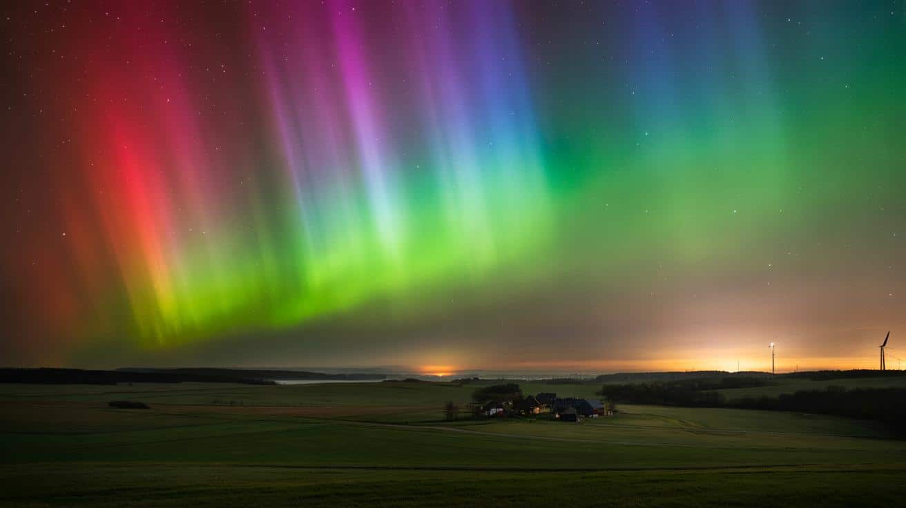 Zorza polarna nad Niemcami nawet dziś. Kiedy patrzeć w niebo?