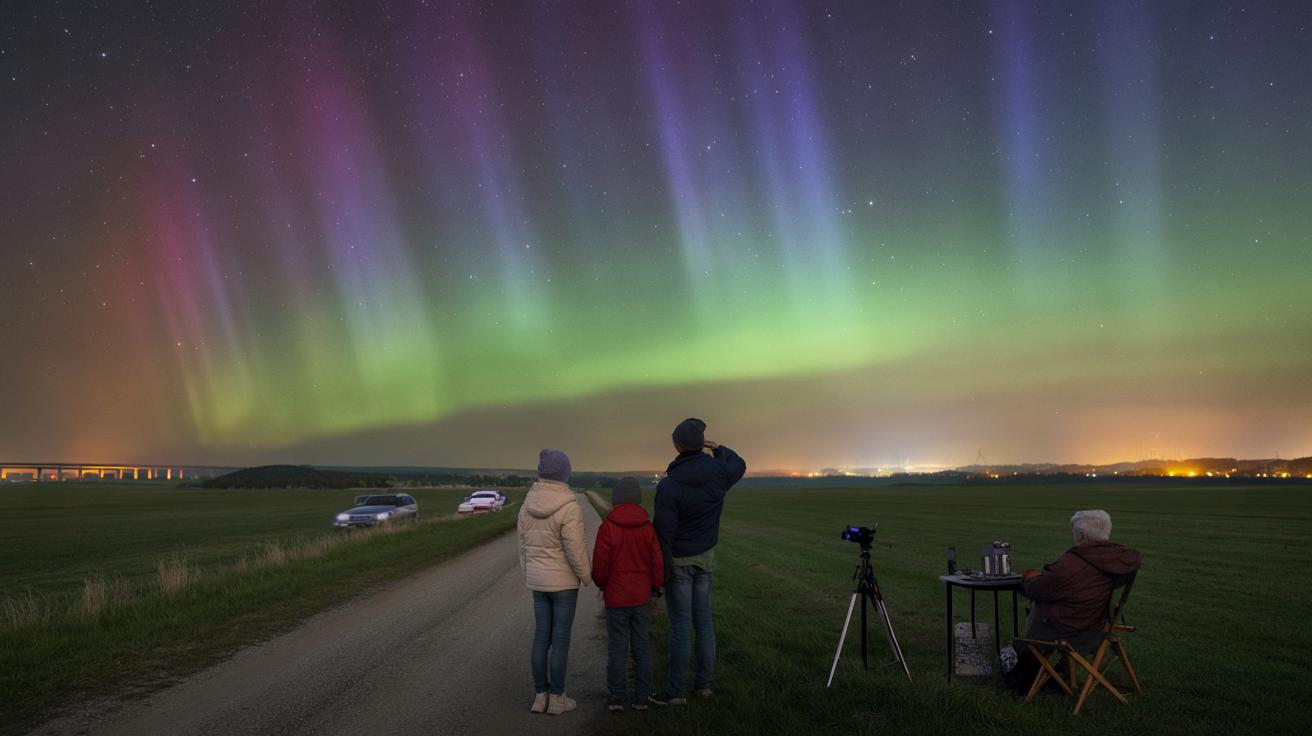 Zorza polarna nad Niemcami: Szanse są zaskakująco dobre dziś wieczorem.