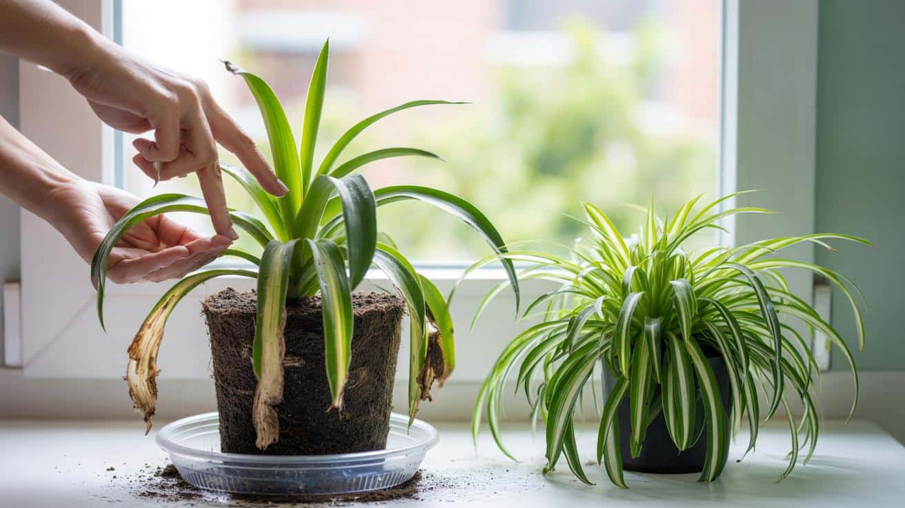 Zwisły zielistce, łamliwe liście? To sygnał zbyt gorliwego podlewania