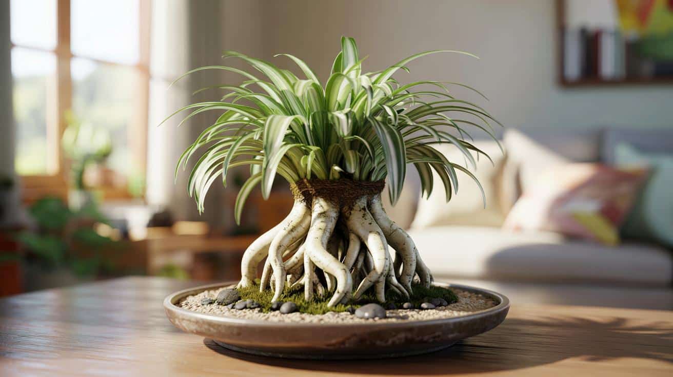 Zwykła zielistka jak miniaturowy bonsai w kilka miesięcy