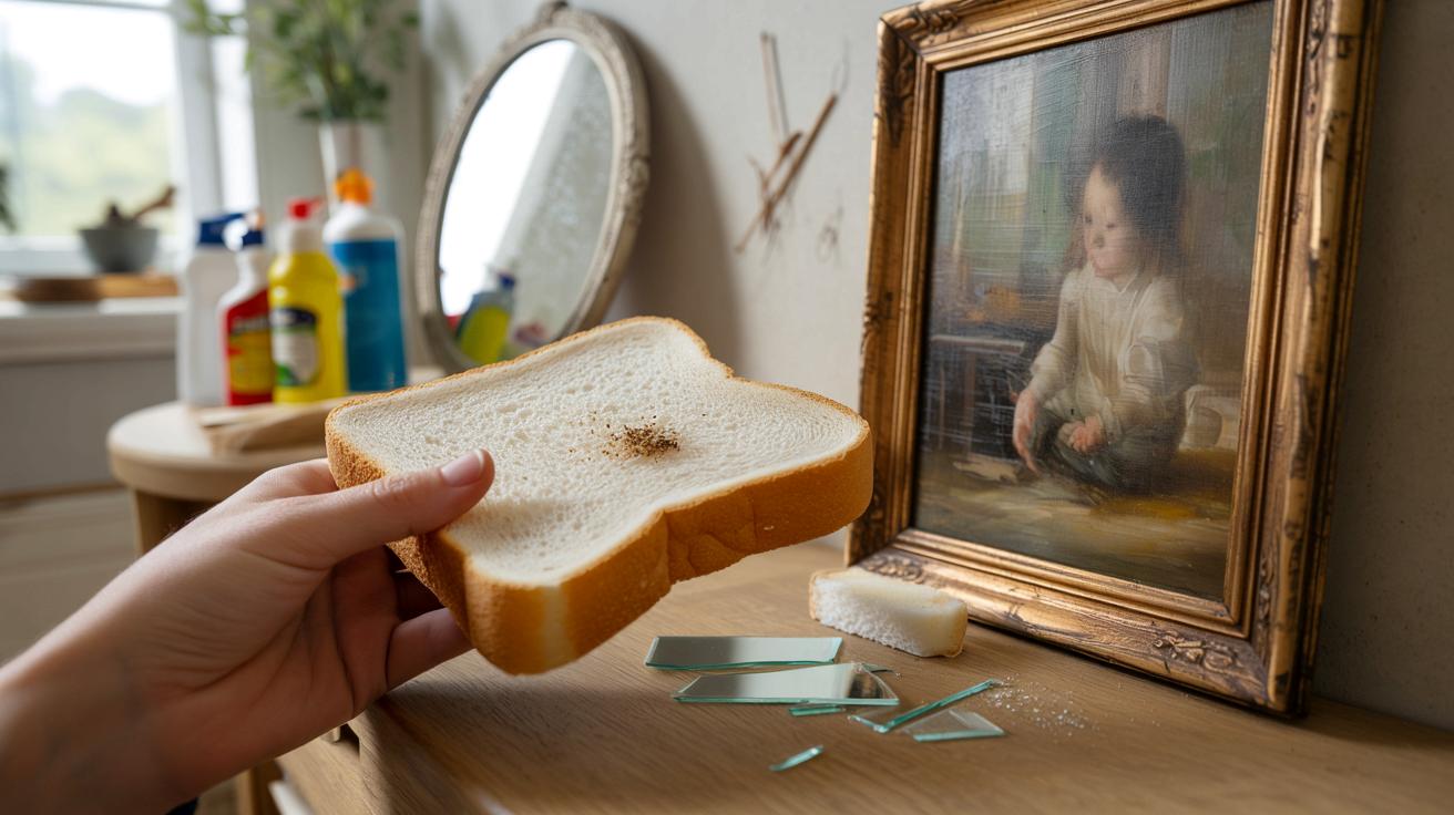 Zwykły chleb zamiast chemii: ten trik czyści delikatne powierzchnie